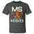 MS Gets On My Nerves Multiple Sclerosis Awareness T Shirt Orange Ribbon