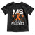 MS Gets On My Nerves Multiple Sclerosis Awareness Toddler T Shirt Orange Ribbon