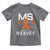 MS Gets On My Nerves Multiple Sclerosis Awareness Toddler T Shirt Orange Ribbon