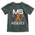 MS Gets On My Nerves Multiple Sclerosis Awareness Toddler T Shirt Orange Ribbon