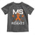 MS Gets On My Nerves Multiple Sclerosis Awareness Toddler T Shirt Orange Ribbon