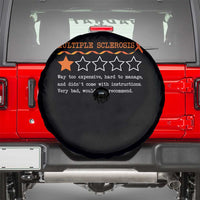 Multiple Sclerosis Awareness Spare Tire Cover Orange Ribbon MS Review Very Bad Would Not Recommend