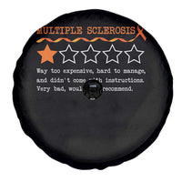 Multiple Sclerosis Awareness Spare Tire Cover Orange Ribbon MS Review Very Bad Would Not Recommend