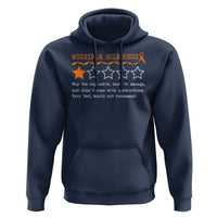 Multiple Sclerosis Awareness Hoodie Orange Ribbon MS Review Very Bad Would Not Recommend