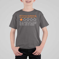 Multiple Sclerosis Awareness T Shirt For Kid Orange Ribbon MS Review Very Bad Would Not Recommend