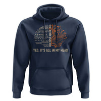 Multiple Sclerosis Awareness Hoodie Orange Ribbon Yes It's All In My Head