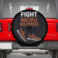 Fight MS Spare Tire Cover Orange Ribbon Multiple Sclerosis Awareness