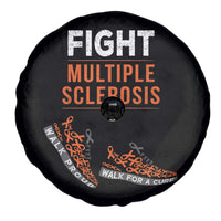 Fight MS Spare Tire Cover Orange Ribbon Multiple Sclerosis Awareness