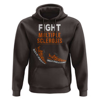 Fight MS Hoodie Orange Ribbon Multiple Sclerosis Awareness
