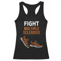Fight MS Racerback Tank Top Orange Ribbon Multiple Sclerosis Awareness