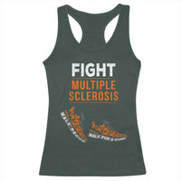 Fight MS Racerback Tank Top Orange Ribbon Multiple Sclerosis Awareness
