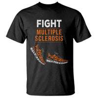 Fight MS T Shirt Orange Ribbon Multiple Sclerosis Awareness