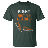 Fight MS T Shirt Orange Ribbon Multiple Sclerosis Awareness