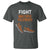 Fight MS T Shirt Orange Ribbon Multiple Sclerosis Awareness