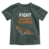 Fight MS Toddler T Shirt Orange Ribbon Multiple Sclerosis Awareness