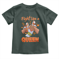 Multiple Sclerosis Awareness Toddler T Shirt Orange Ribbon Fight MS Like A Queen