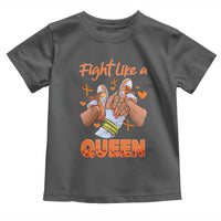 Multiple Sclerosis Awareness Toddler T Shirt Orange Ribbon Fight MS Like A Queen