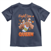 Multiple Sclerosis Awareness Toddler T Shirt Orange Ribbon Fight MS Like A Queen