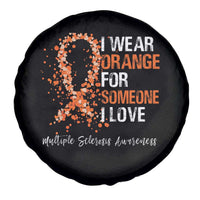Multiple Sclerosis Awareness Spare Tire Cover Orange Ribbon Wear Orange For Someone I Love