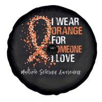 Multiple Sclerosis Awareness Spare Tire Cover Orange Ribbon Wear Orange For Someone I Love