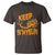 Multiple Sclerosis Awareness T Shirt Orange Ribbon Keep S'Myelin MS Warrior