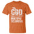 God Stronger Multiple Sclerosis Awareness T Shirt Orange Ribbon MS Support Squad