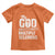 God Stronger Multiple Sclerosis Awareness Toddler T Shirt Orange Ribbon MS Support Squad