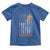 God Stronger Multiple Sclerosis Awareness Toddler T Shirt Orange Ribbon Christian US USA Flag American Christ Cross