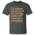 Multiple Sclerosis Awareness T Shirt Fight MS Orange Ribbon