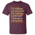 Multiple Sclerosis Awareness T Shirt Fight MS Orange Ribbon