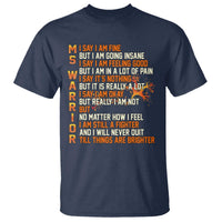 Multiple Sclerosis Awareness T Shirt Fight MS Orange Ribbon