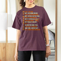 Multiple Sclerosis Awareness T Shirt For Women Fight MS Orange Ribbon