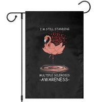 Multiple Sclerosis Survivor Garden Flag Fight MS Orange Ribbon - Wonder Print Shop