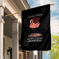 Multiple Sclerosis Survivor Garden Flag Fight MS Orange Ribbon - Wonder Print Shop