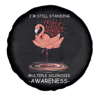 Multiple Sclerosis Survivor Spare Tire Cover Fight MS Orange Ribbon