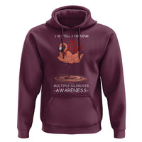 Multiple Sclerosis Survivor Hoodie Fight MS Orange Ribbon