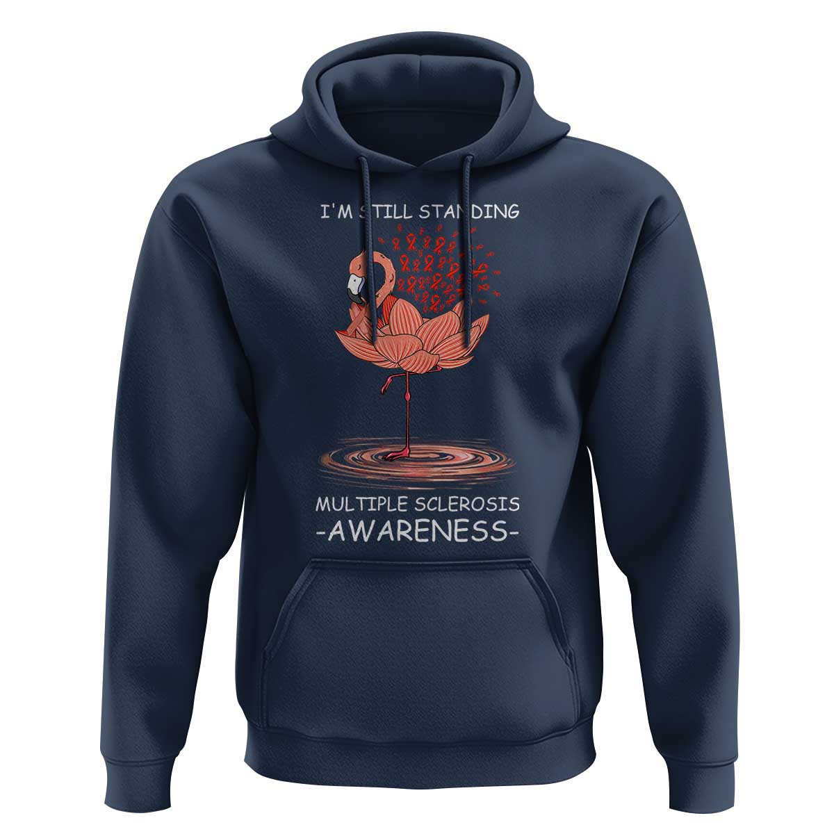 Multiple Sclerosis Survivor Hoodie Fight MS Orange Ribbon
