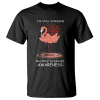 Multiple Sclerosis Survivor T Shirt Fight MS Orange Ribbon