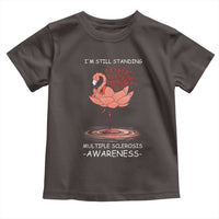 Multiple Sclerosis Survivor Toddler T Shirt Fight MS Orange Ribbon