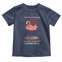 Multiple Sclerosis Survivor Toddler T Shirt Fight MS Orange Ribbon