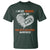 Multiple Sclerosis Awareness T Shirt Orange Ribbon I Wear Orange For My Wife