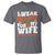 Multiple Sclerosis Awareness T Shirt Orange Ribbon I Wear Orange For My Wife Fight MS