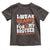 Multiple Sclerosis Awareness Toddler T Shirt Orange Ribbon I Wear Orange For My Brother Fight MS