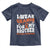 Multiple Sclerosis Awareness Toddler T Shirt Orange Ribbon I Wear Orange For My Brother Fight MS