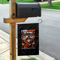 Multiple Sclerosis Awareness Garden Flag I Wear Orange For Myself MS Warrior - Wonder Print Shop
