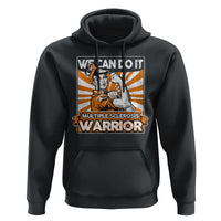 Multiple Sclerosis Awareness Hoodie Orange Ribbon MS Warrior Support Squad