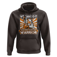 Multiple Sclerosis Awareness Hoodie Orange Ribbon MS Warrior Support Squad