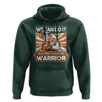 Multiple Sclerosis Awareness Hoodie Orange Ribbon MS Warrior Support Squad