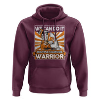 Multiple Sclerosis Awareness Hoodie Orange Ribbon MS Warrior Support Squad