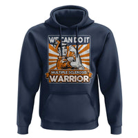 Multiple Sclerosis Awareness Hoodie Orange Ribbon MS Warrior Support Squad